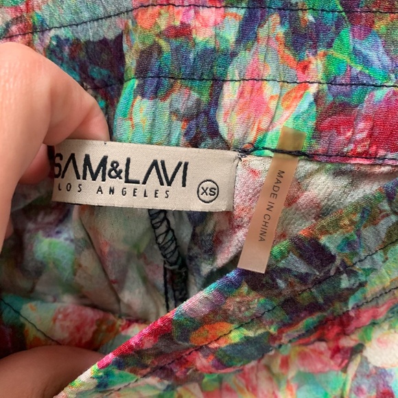 Sam & Lavi Anthropologie Floral Pants - Picture 5 of 7